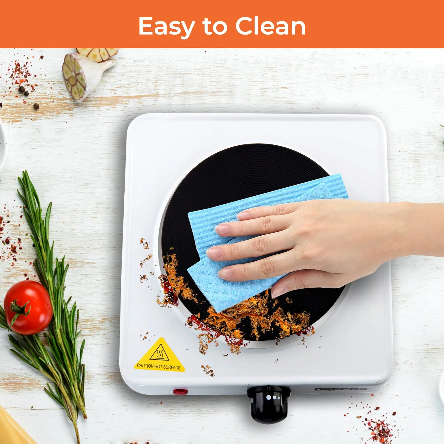 1000W Single Electric Hot Plate Table Top Cooker