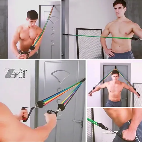 11 Pieces Resistance Exercise Bands Set | ERGOHeal®