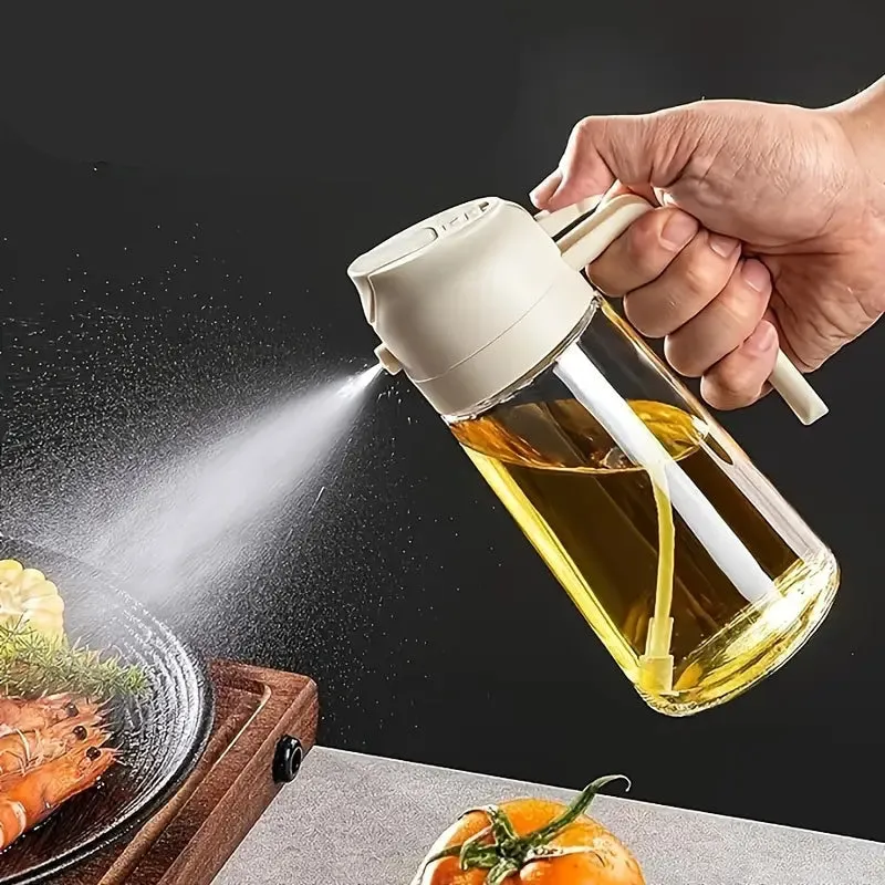 2-in-1 Portable Oil Sprayer and Dispenser