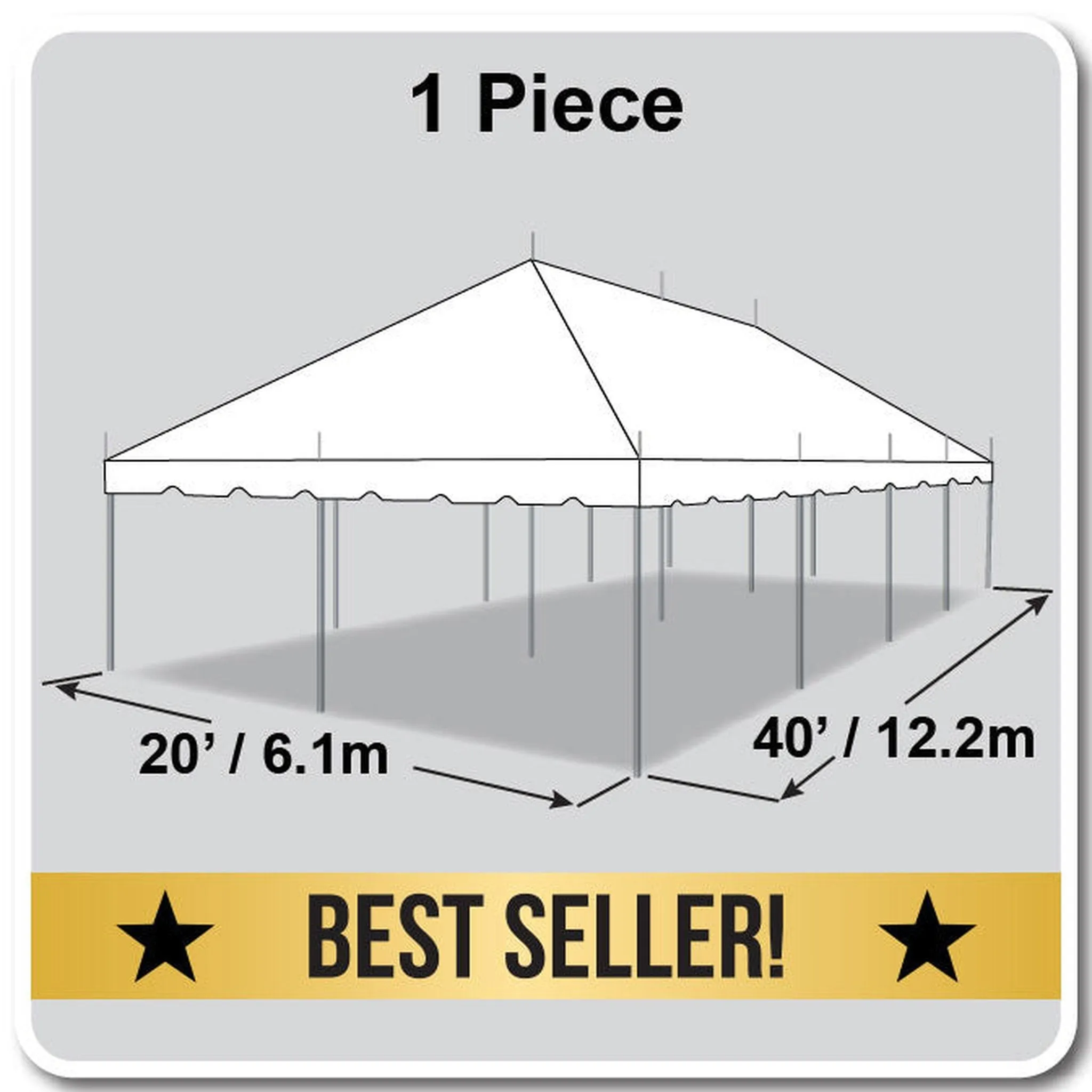 20x40 Classic Series Pole Tent