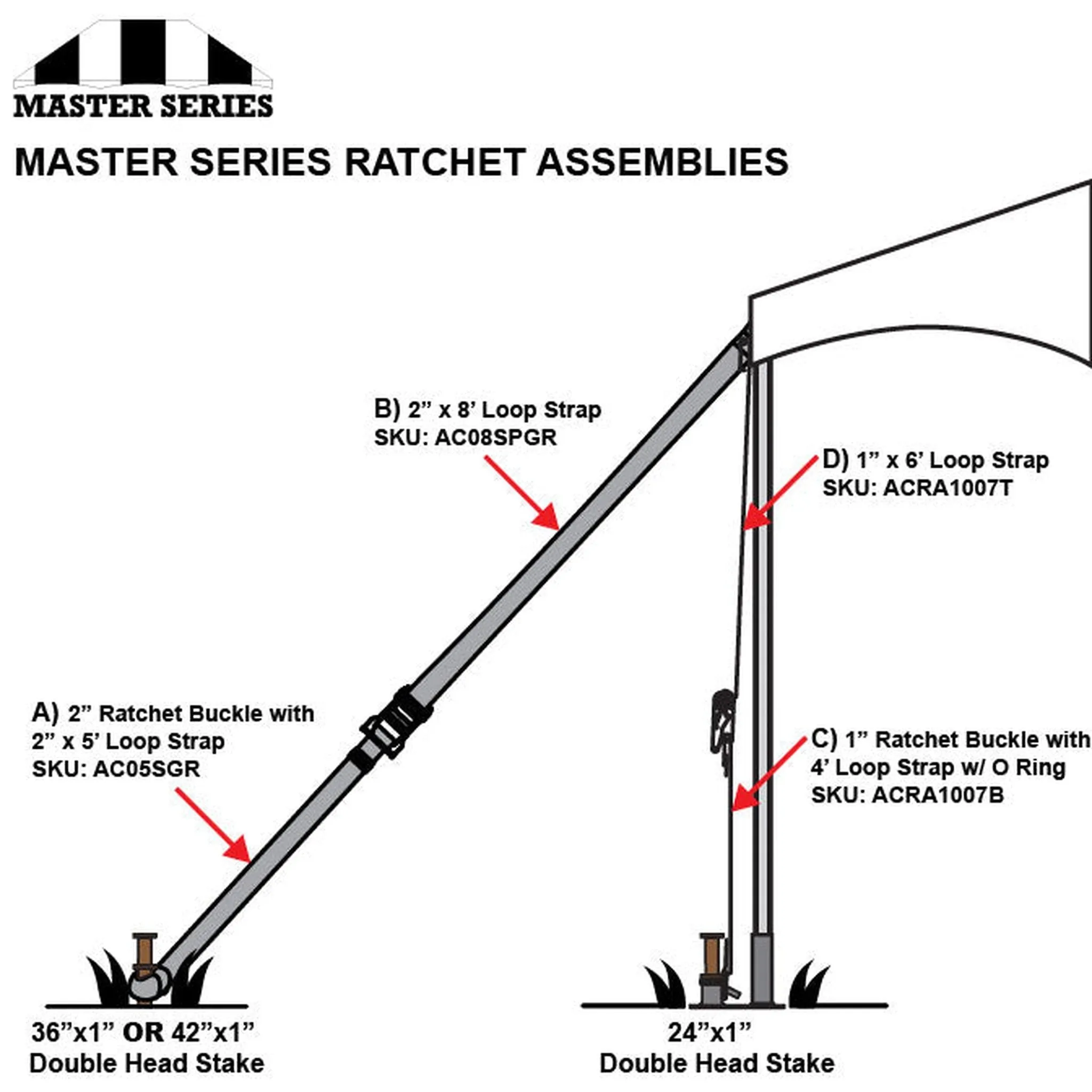 30x30 Master Series Frame Tent