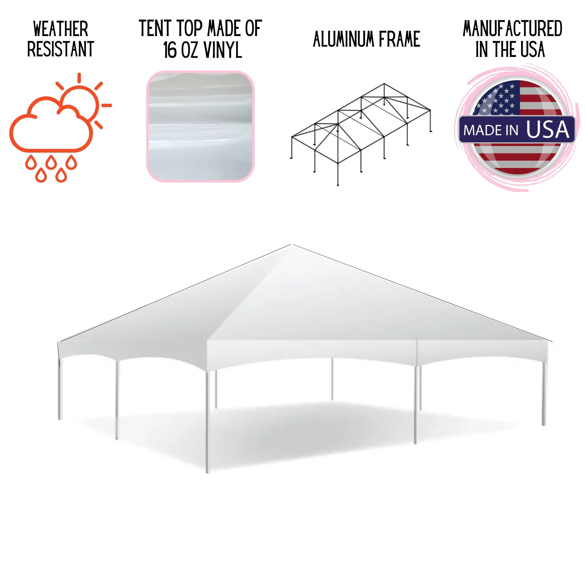 30x30 Master Series Frame Tent