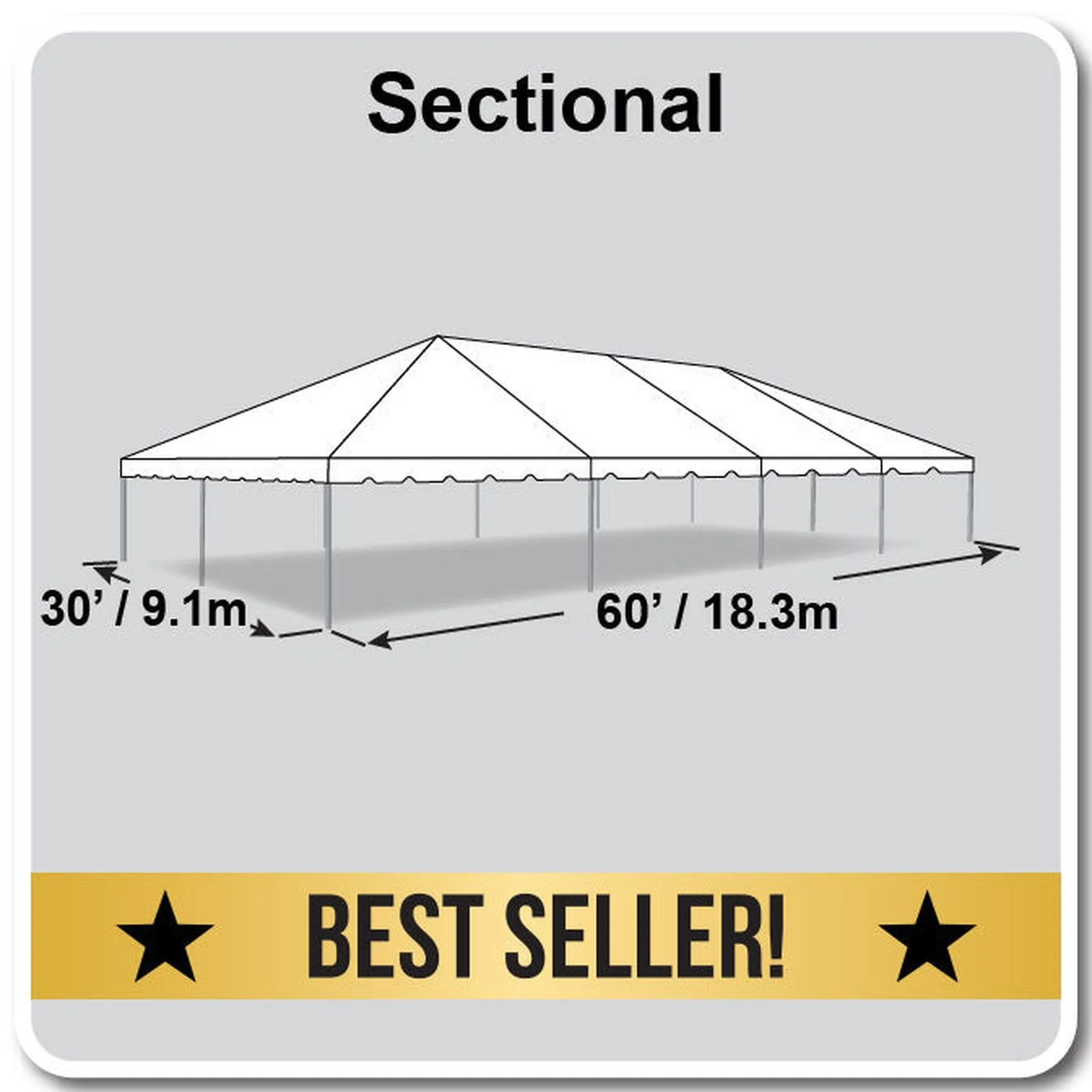 30x60 Classic Series Frame Tent
