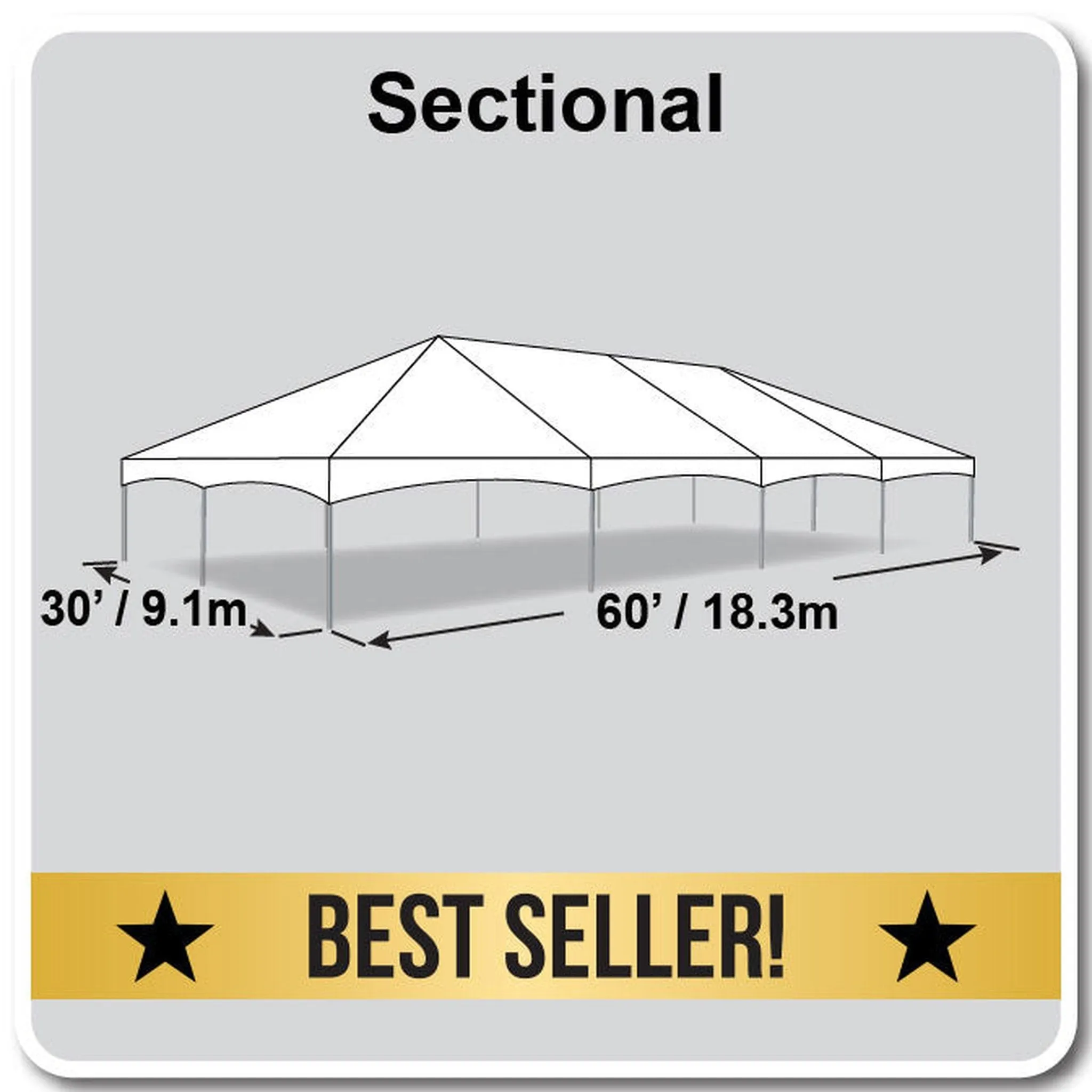 30x60 Master Series Frame Tent