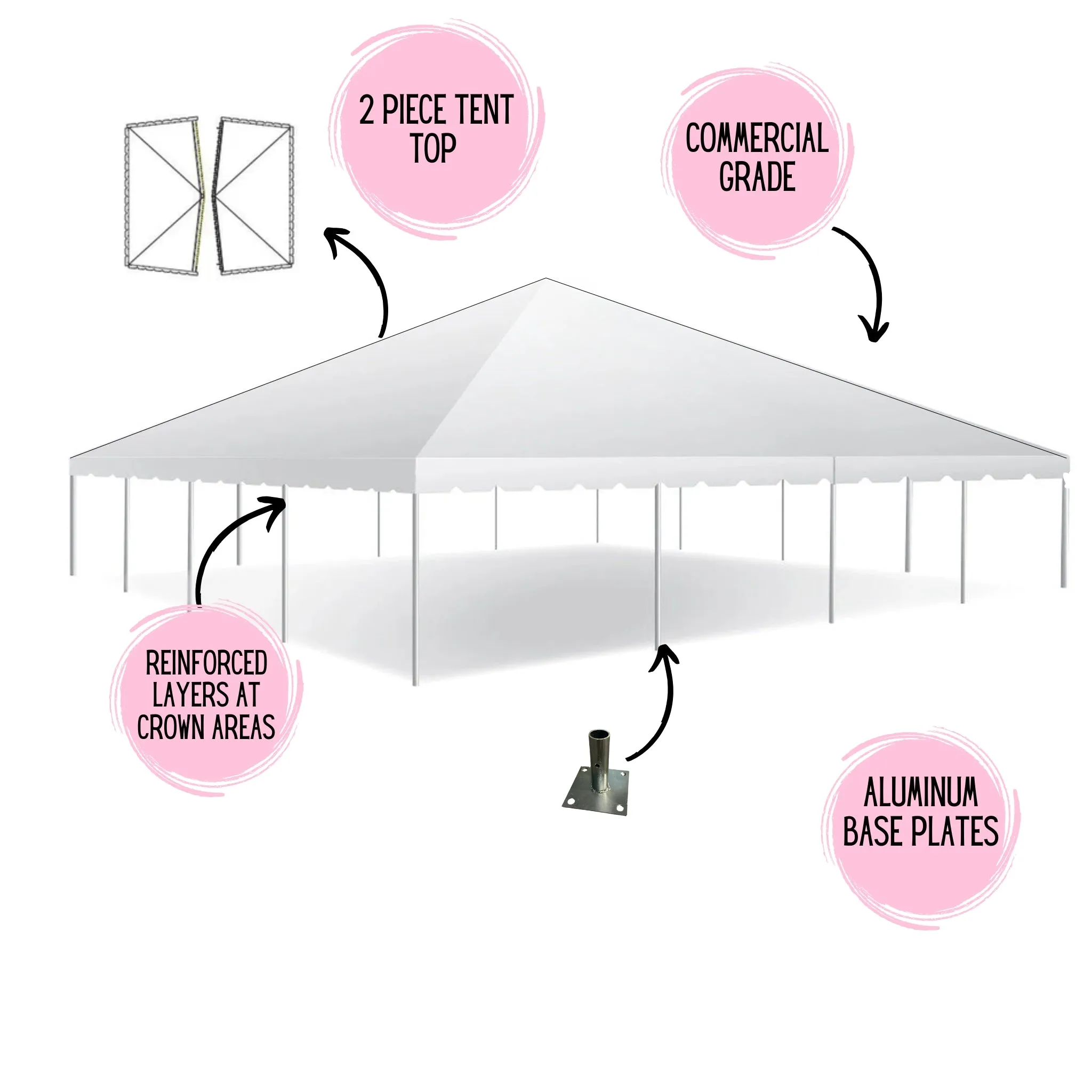 40x40 Classic Series Frame Tent