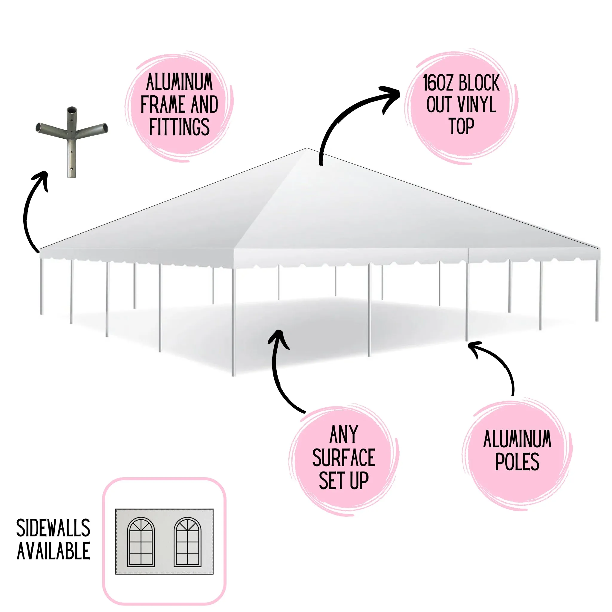 40x40 Classic Series Frame Tent