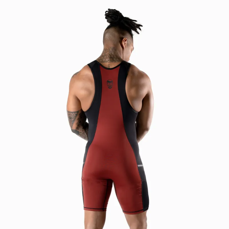 Apex Weightlifting Singlet - Burgundy (IPF Approved)