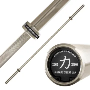 Bastard Squat Bar, 35mm/25kg – Fully Knurled