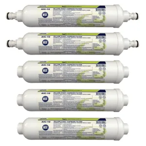 Caravan Water Filters In Line Inline Portable Carbon Filters   4x Hose Connectors