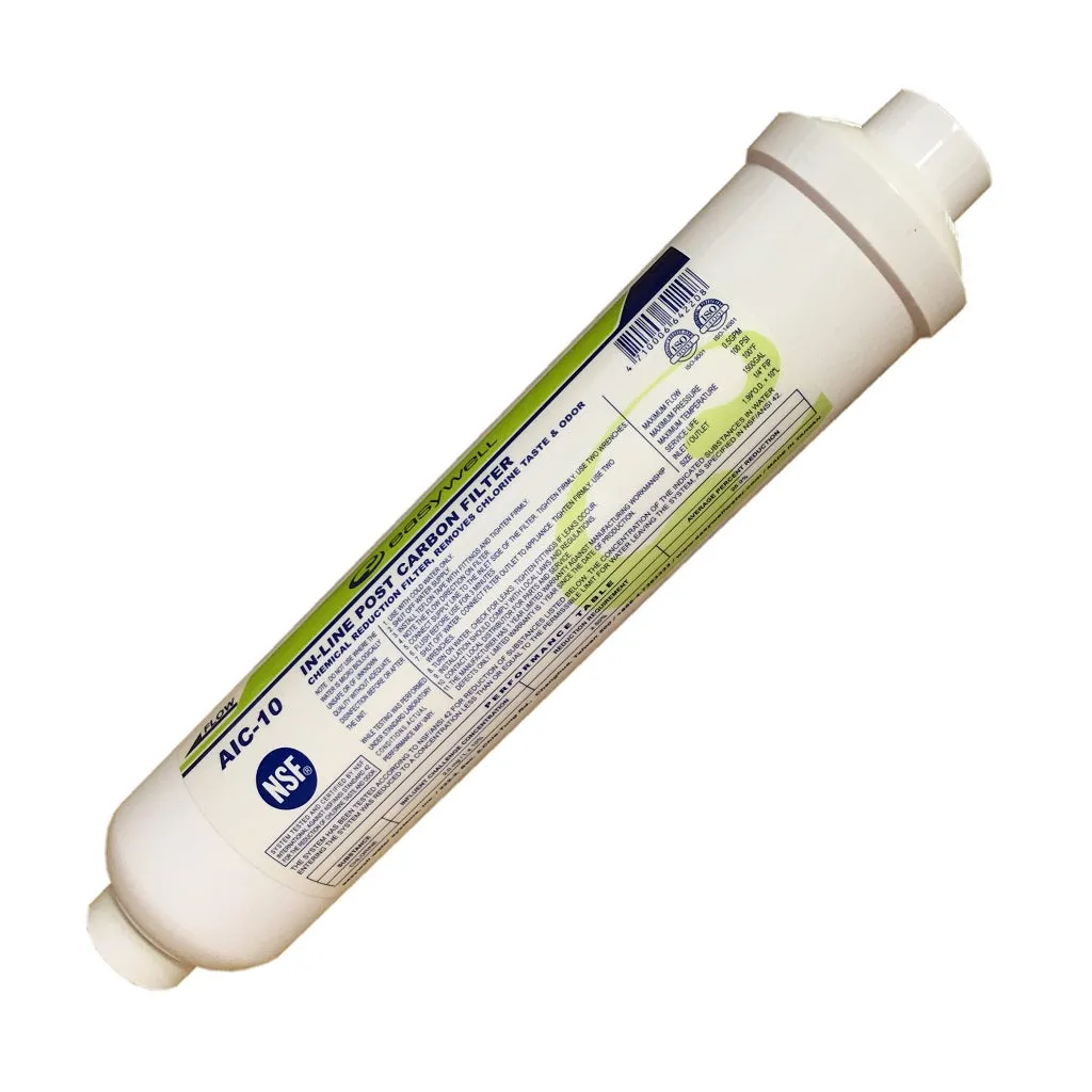 Caravan Water Filters In Line Inline Portable Carbon Filters Excludes Connectors