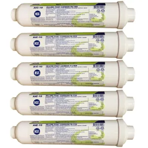 Caravan Water Filters In Line Inline Portable Carbon Filters Excludes Connectors