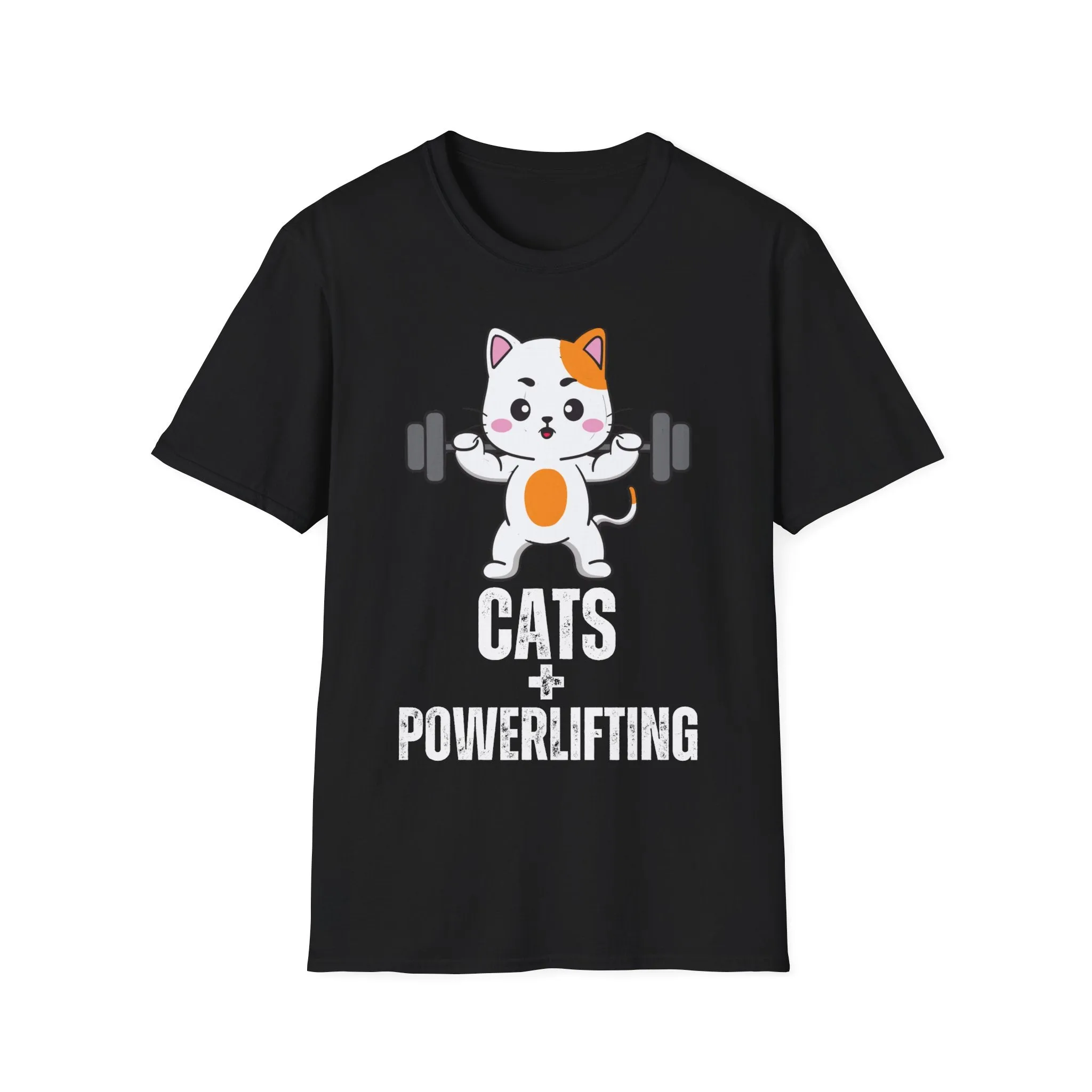 Cat Powerlifting T-Shirt for Cat Lover gift for Powerlifter gift CATS Powerlifting Cat Shirt Funny Weightlifting CAT T Shirt