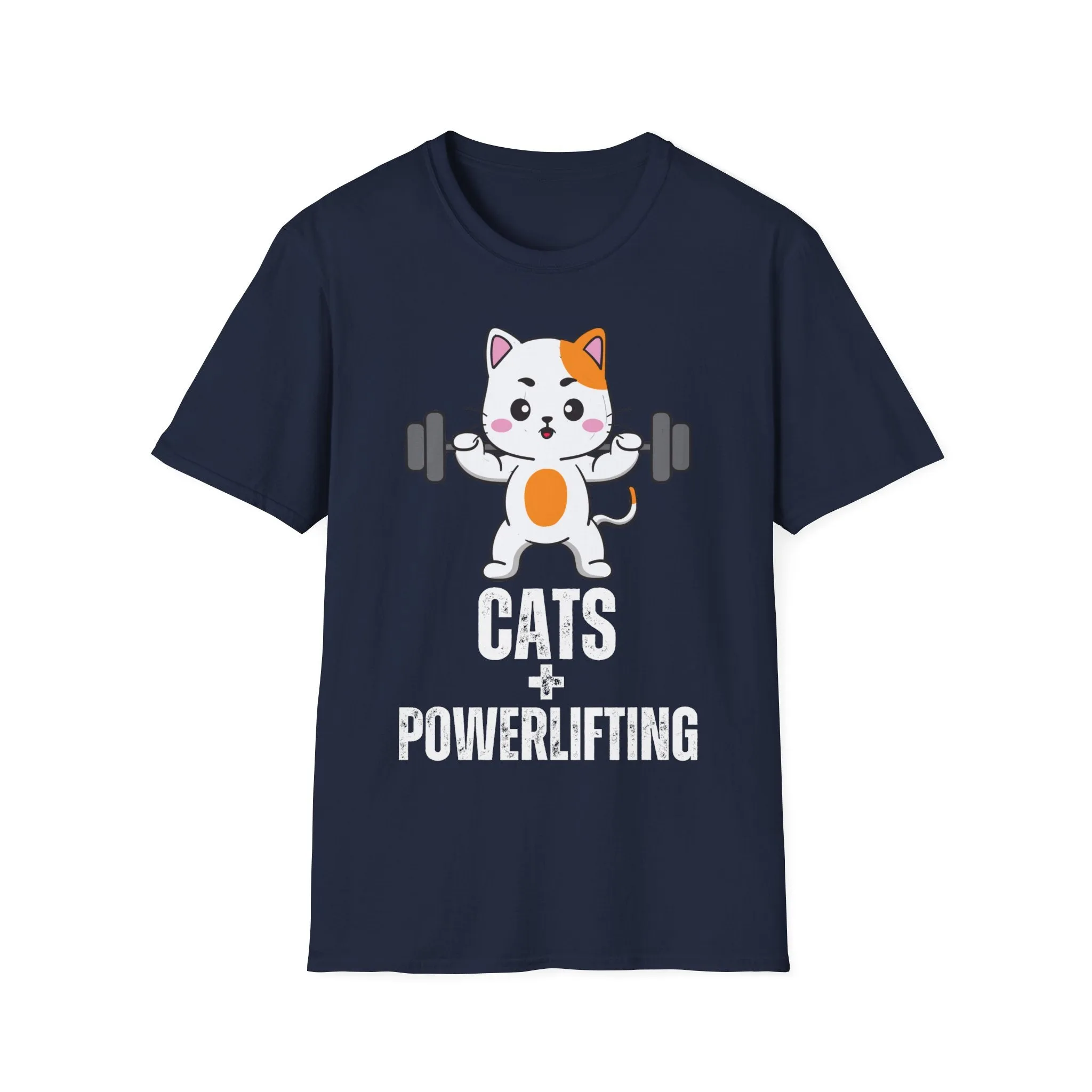 Cat Powerlifting T-Shirt for Cat Lover gift for Powerlifter gift CATS Powerlifting Cat Shirt Funny Weightlifting CAT T Shirt