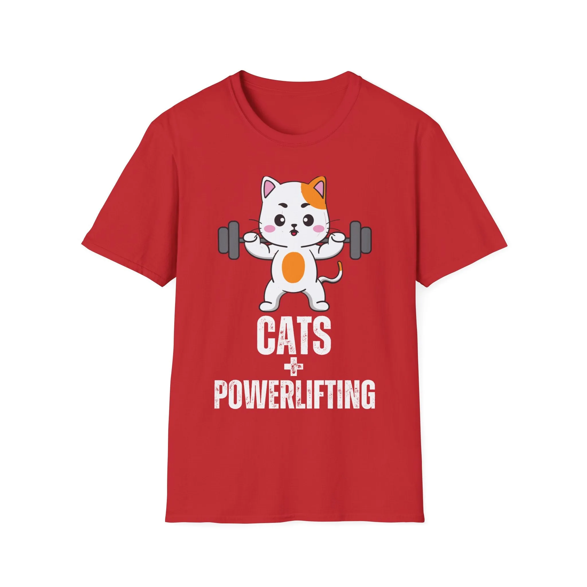 Cat Powerlifting T-Shirt for Cat Lover gift for Powerlifter gift CATS Powerlifting Cat Shirt Funny Weightlifting CAT T Shirt