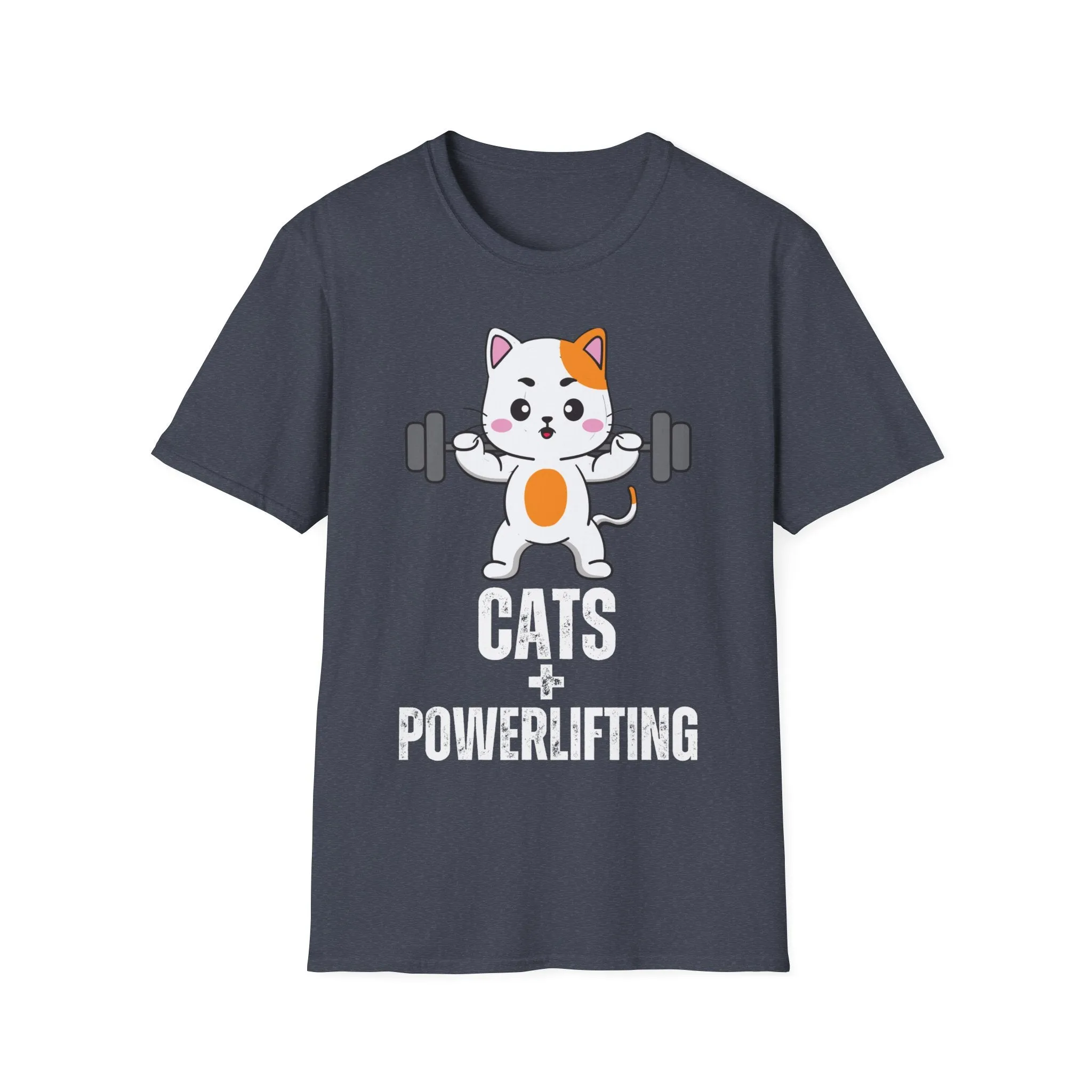 Cat Powerlifting T-Shirt for Cat Lover gift for Powerlifter gift CATS Powerlifting Cat Shirt Funny Weightlifting CAT T Shirt