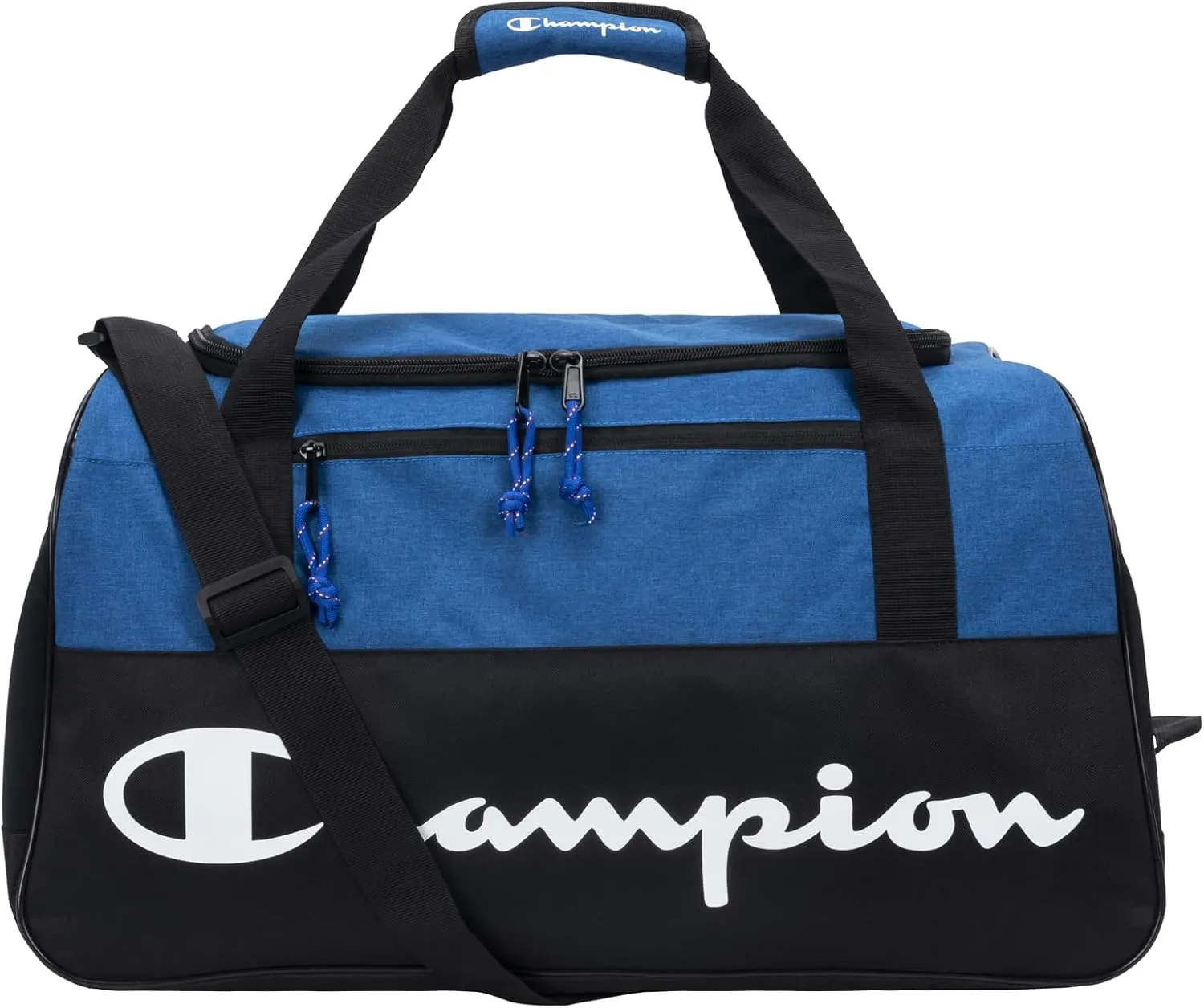 Champion Unisex Adult Champion Logo Duffel Bags, Surf/Black, One-Size US