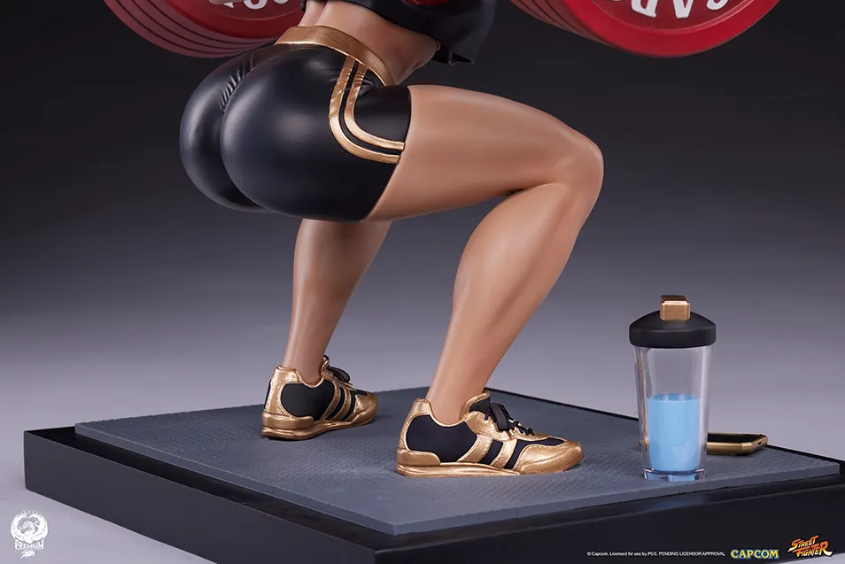 Chun-Li Powerlifting (Battle) 1/4 Scale Statue
