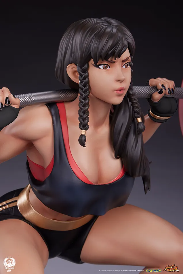 Chun-Li Powerlifting (Battle) 1/4 Scale Statue