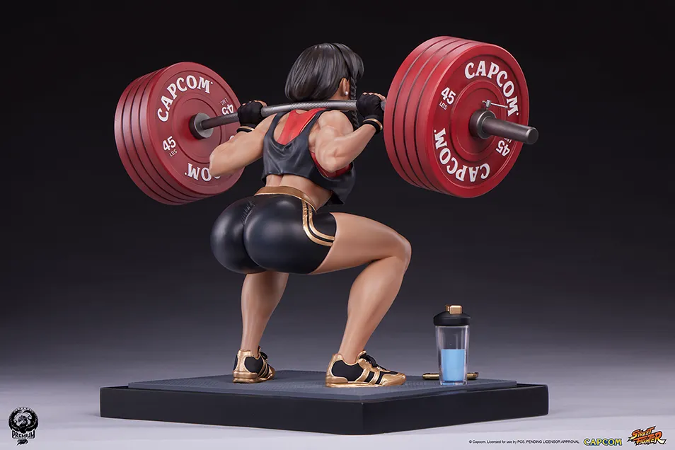Chun-Li Powerlifting (Battle) 1/4 Scale Statue
