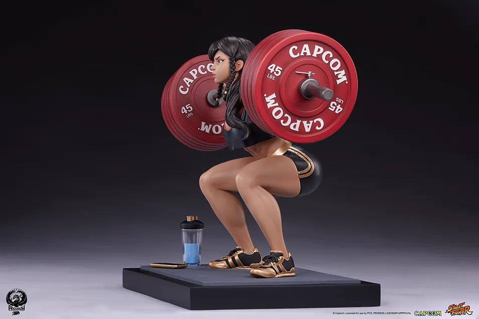 Chun-Li Powerlifting (Battle) 1/4 Scale Statue
