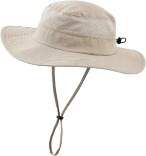 Connectyle Kids Wide Brim Sun Hat for Toddler Boys Girls Breathable Bucket Hat for Fishing Hiking UPF 50  Protection Sun Hat