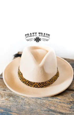 Crazy Train Westbound Hat Band- Beaded Leopard