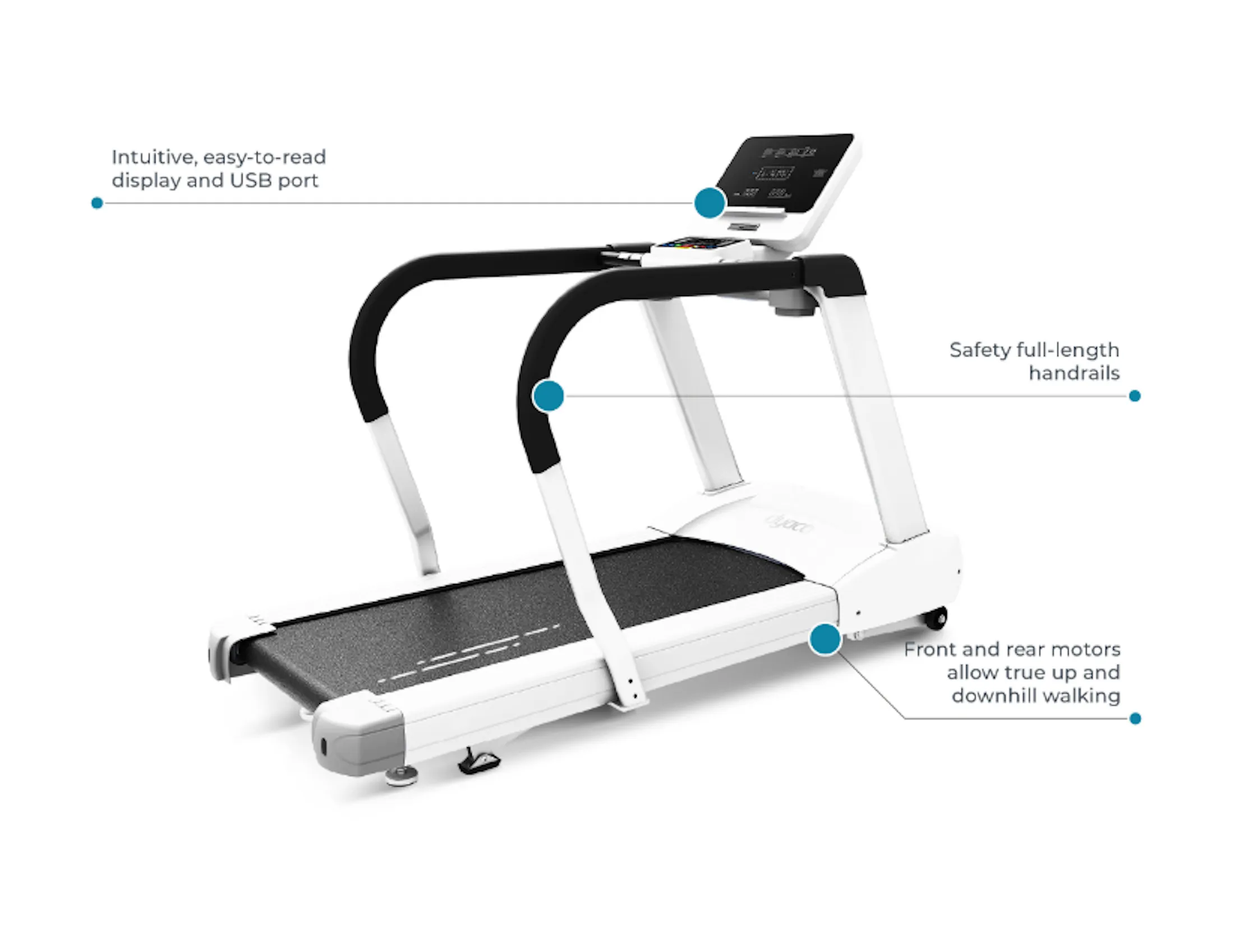 Dyaco Medical PT (Physical Therapy) Treadmill Series 4.0T