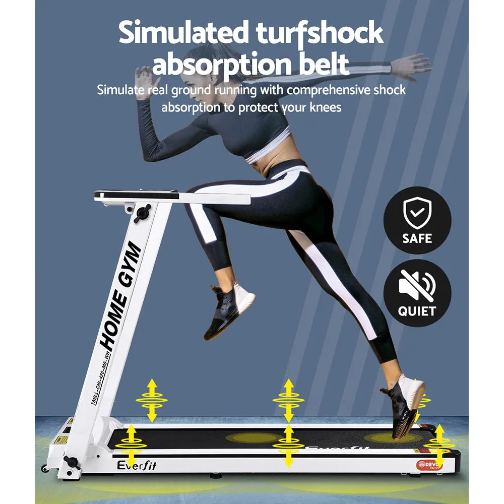 Everfit CHI420 M6 Folding Treadmill - White