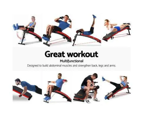 Everfit Weight Bench Sit Up Bench Press Foldable Home Gym Equipment