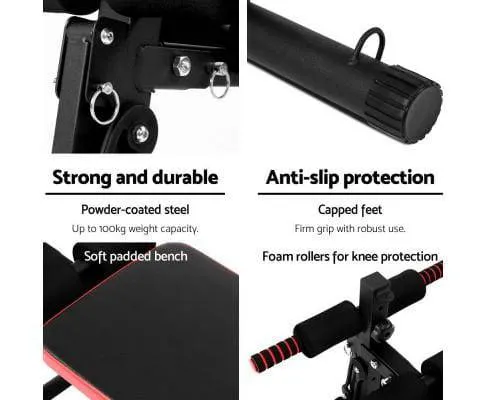 Everfit Weight Bench Sit Up Bench Press Foldable Home Gym Equipment