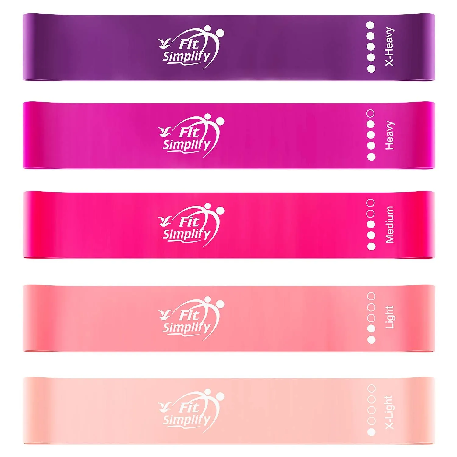 High-Quality Loop Resistance Bands Set | 5 Levels for Strength Training, Rehab, and Fitness Workouts
