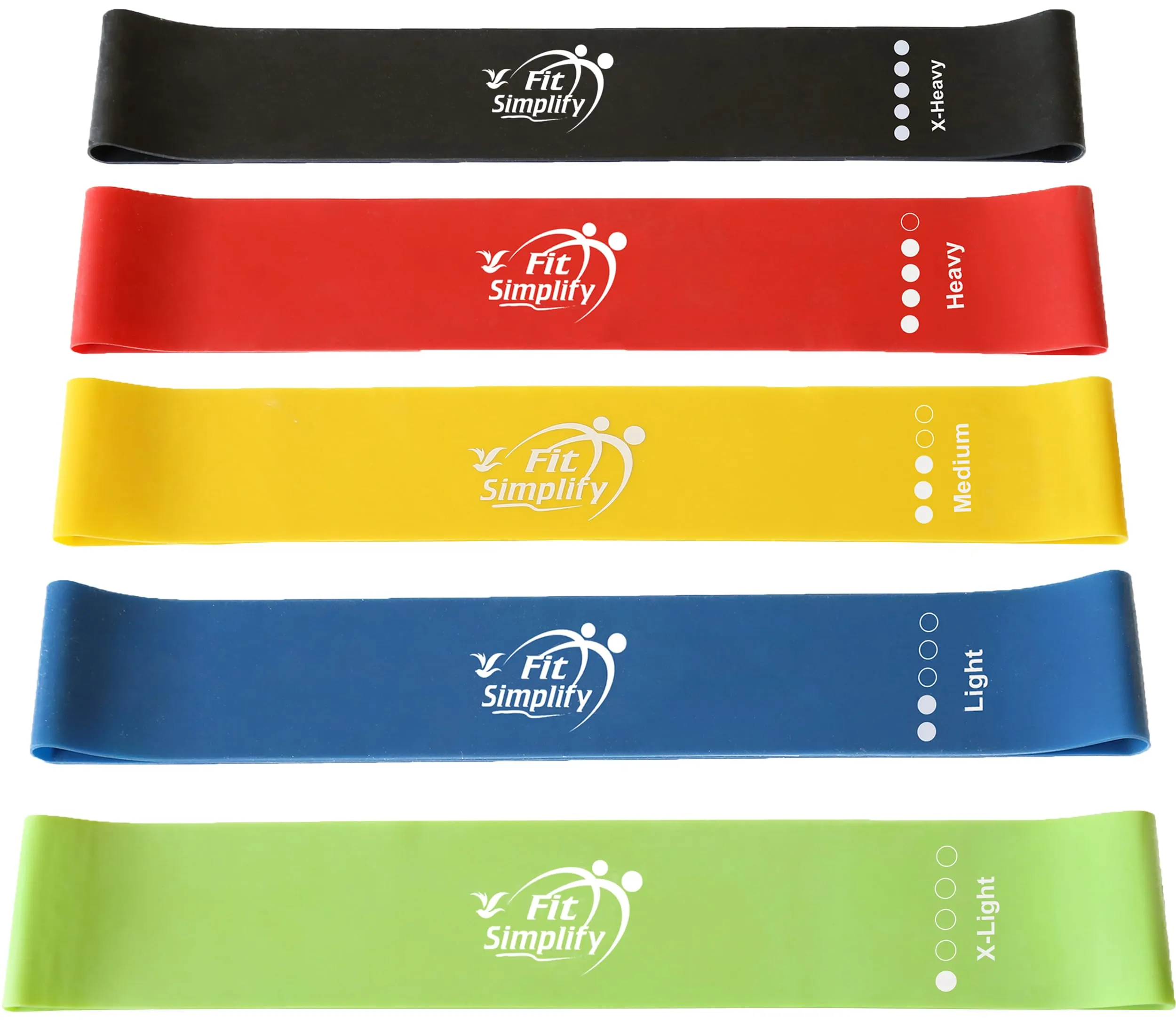 High-Quality Loop Resistance Bands Set | 5 Levels for Strength Training, Rehab, and Fitness Workouts