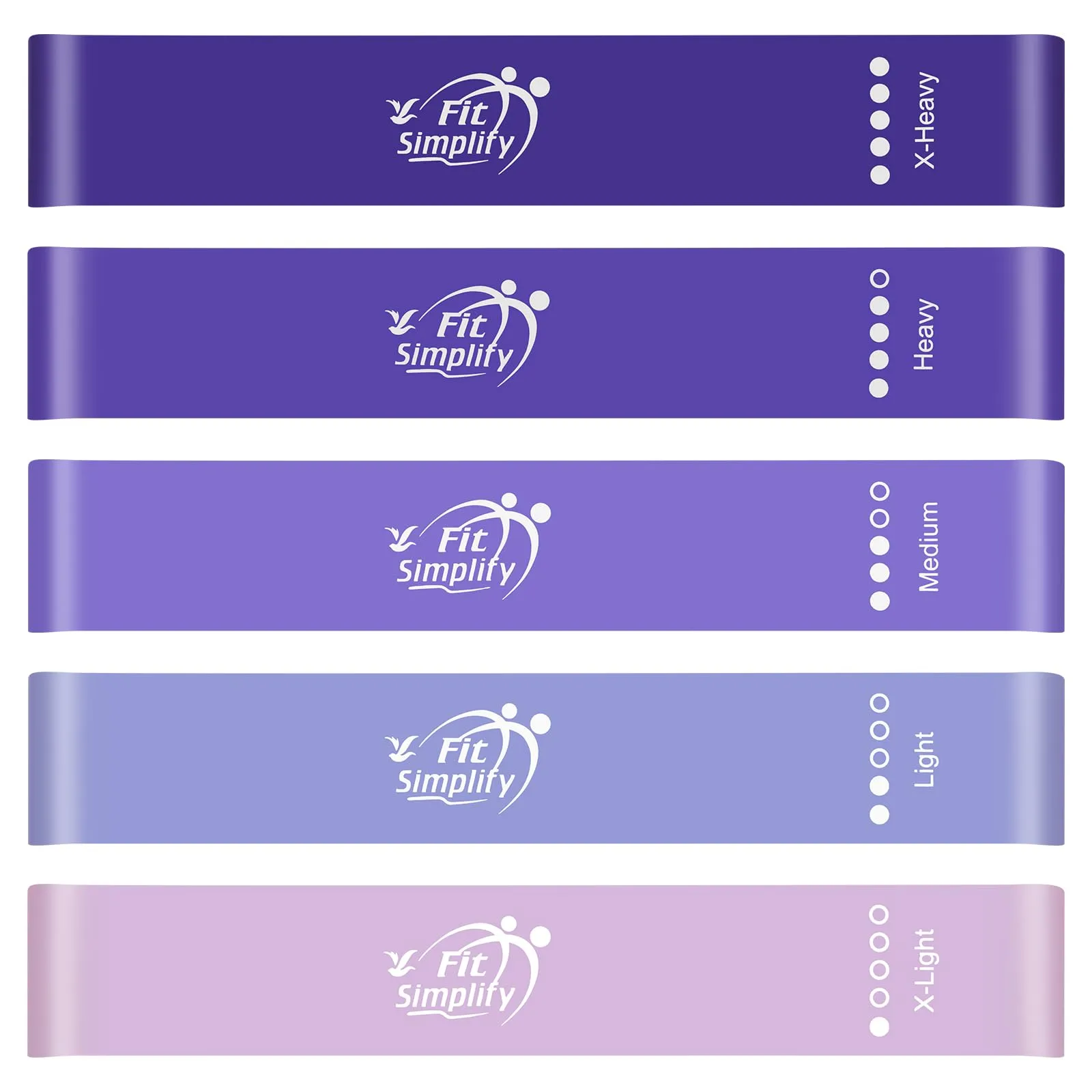 High-Quality Loop Resistance Bands Set | 5 Levels for Strength Training, Rehab, and Fitness Workouts