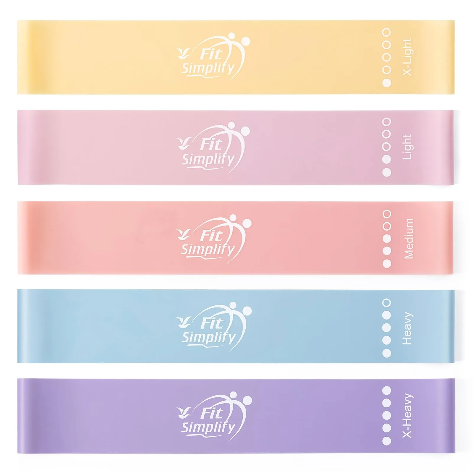 High-Quality Loop Resistance Bands Set | 5 Levels for Strength Training, Rehab, and Fitness Workouts