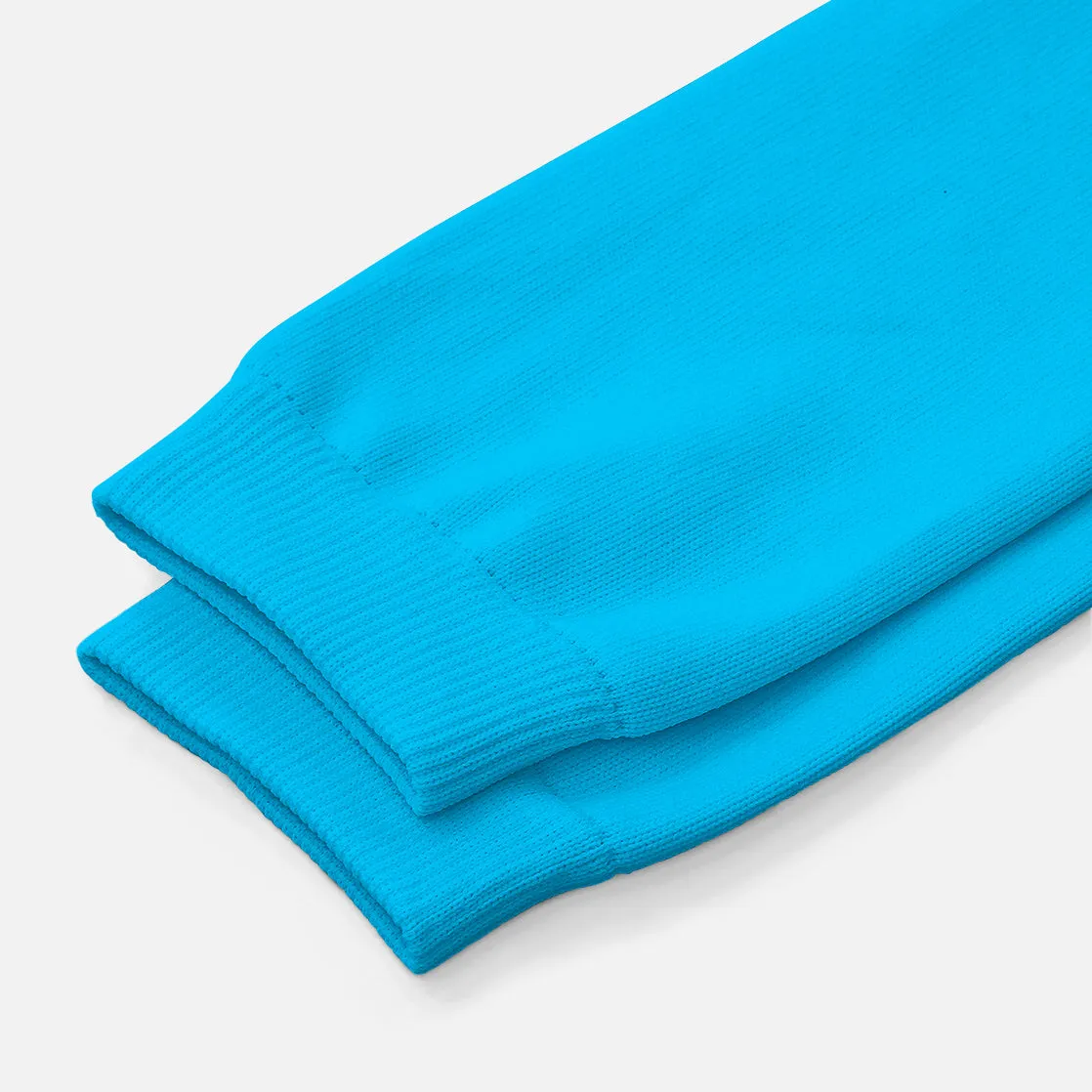 Hue Sky Blue Knitted Compression Calf Sleeves