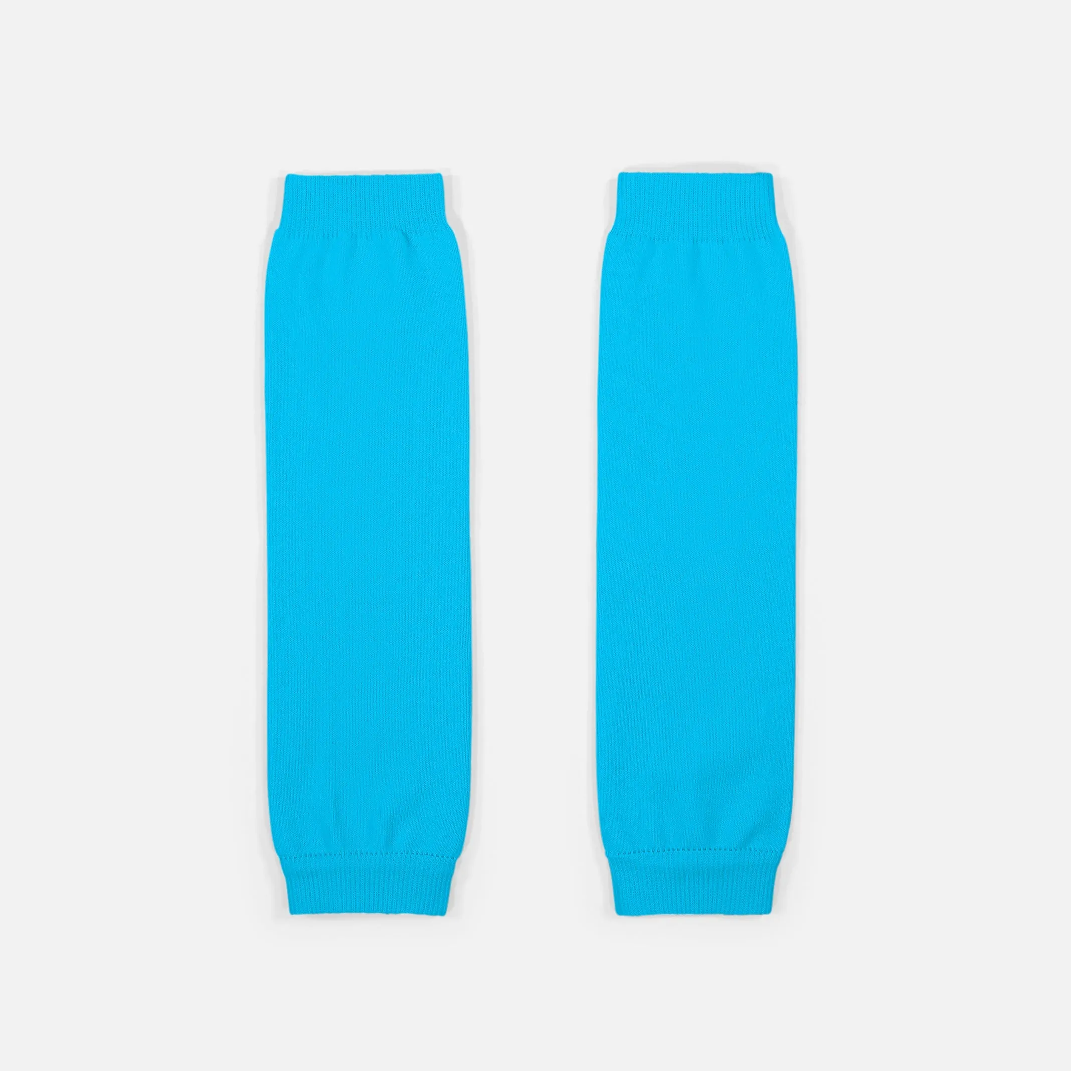Hue Sky Blue Knitted Compression Calf Sleeves