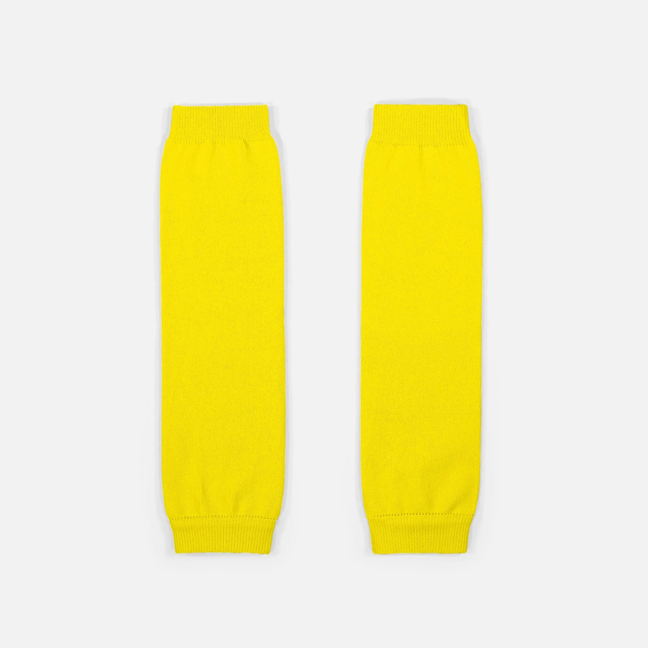 Hue Yellow Knitted Compression Calf Sleeves