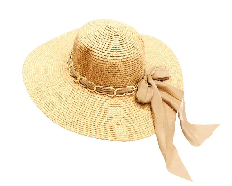 Ladies Beach Floppy Straw Hats