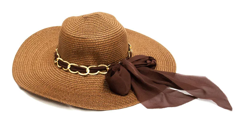 Ladies Beach Floppy Straw Hats