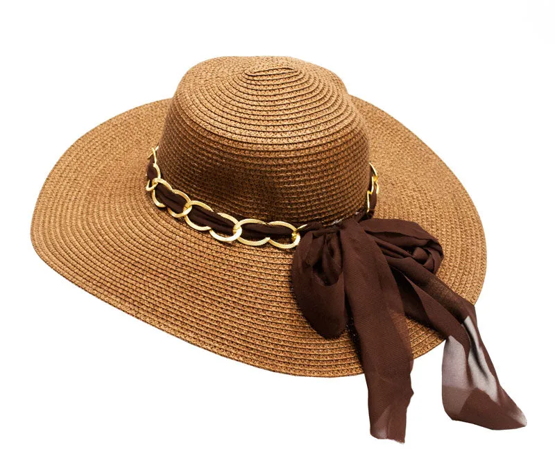 Ladies Beach Floppy Straw Hats