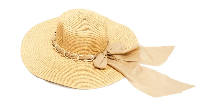 Ladies Beach Floppy Straw Hats
