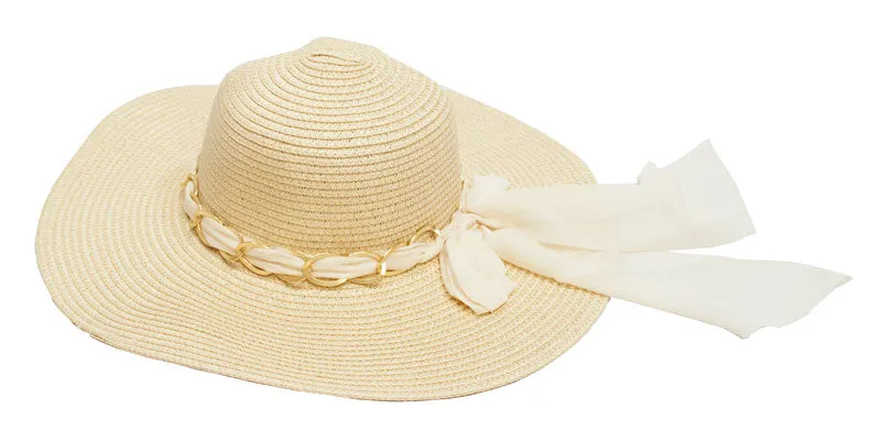 Ladies Beach Floppy Straw Hats