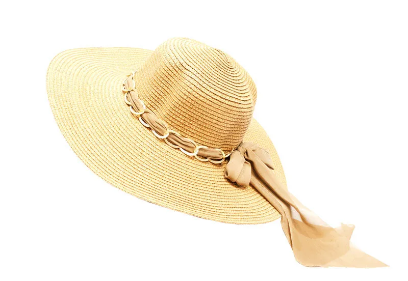 Ladies Beach Floppy Straw Hats