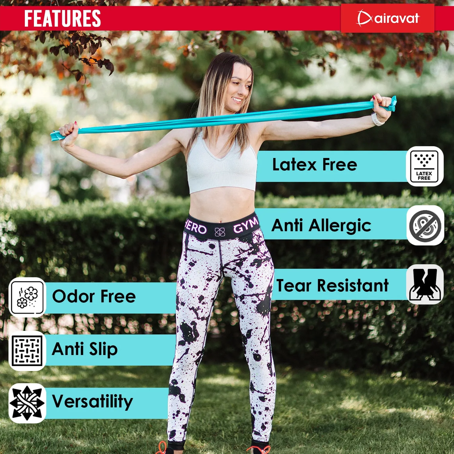 LATEX FREE RESISTANCE BAND 4518 (LEVEL 3)