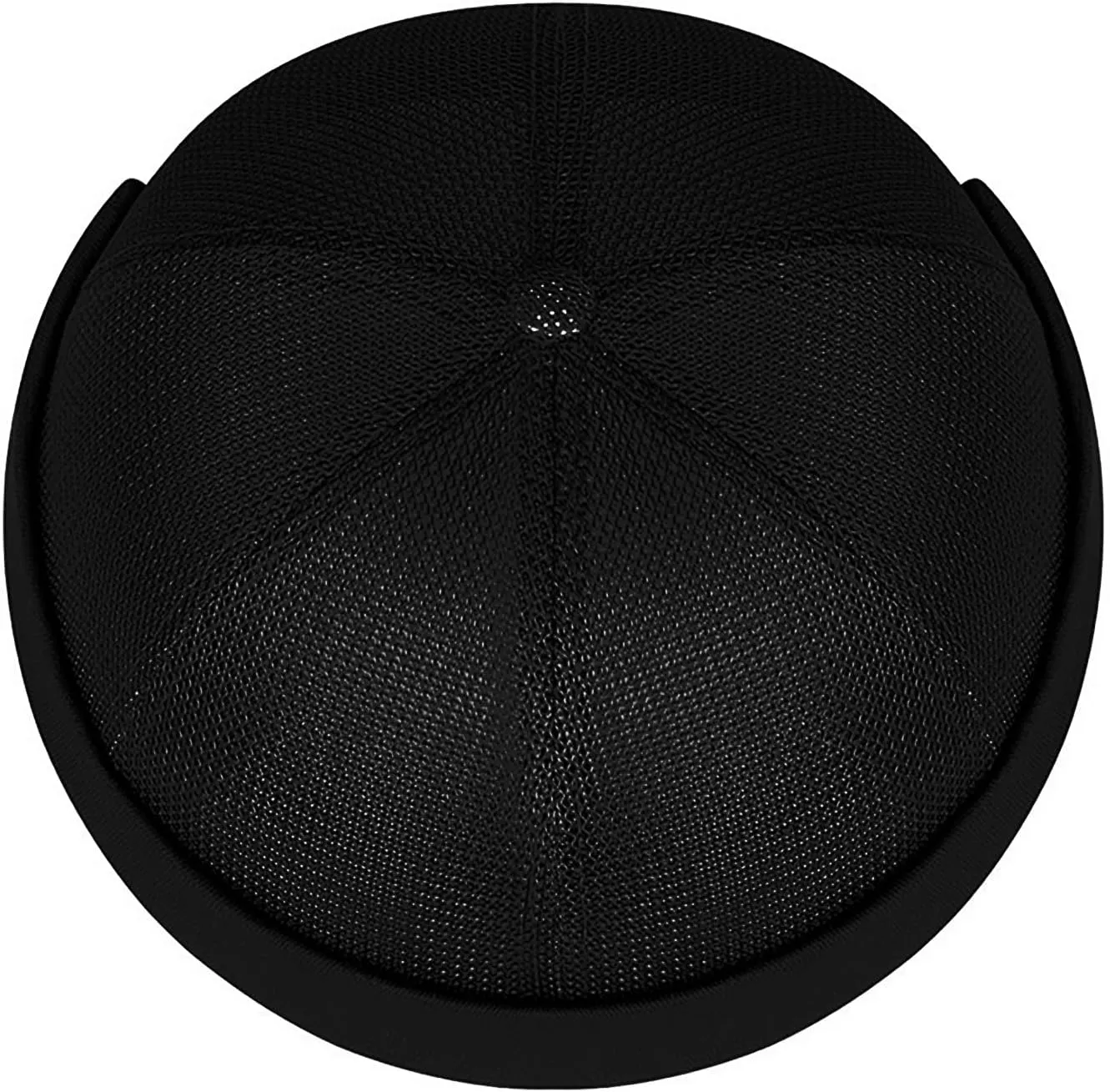 Mens Mesh Brimless Cap with No Brim, Summer Skullcap Docker Beanie Hat