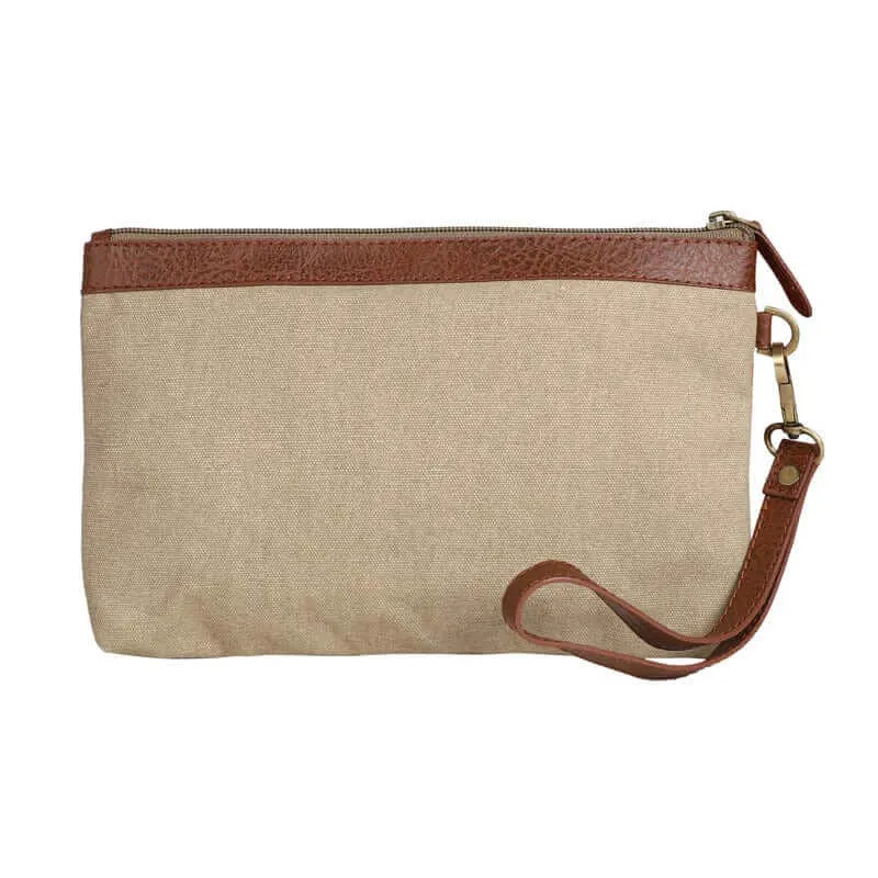 Mona B - Women Canvas Handbag for Women Tote Bag for Grocery, Shopping, Travel: Brown, Large