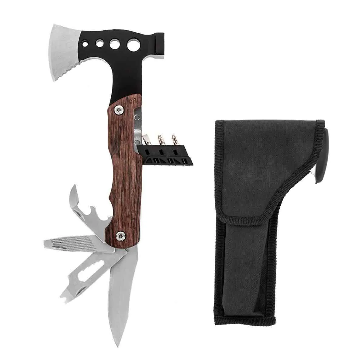 Portable 10-in-1 Axe Multitool for Home and Outdoor