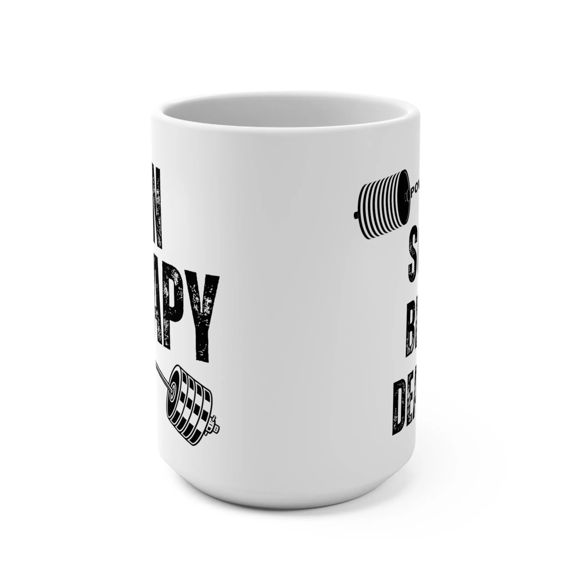 Powerlifting Coffee Mug for Gym Lover gift for Powerlifter gift for Gym Rat gift for Workout Lover Mug Gym Cup 15oz