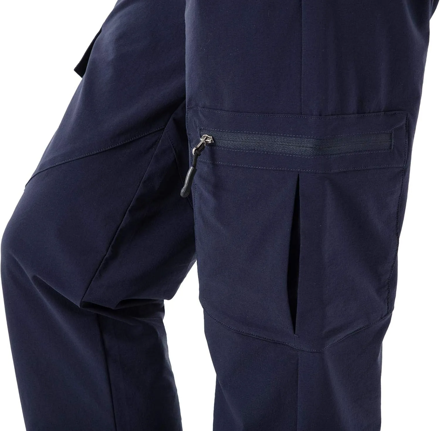 Rdruko Women's Hiking Cargo Pants Water-Resistant Quick Dry UPF 50  Travel Camping Work Pants Zipper Pockets