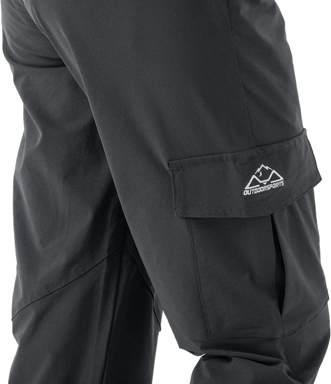 Rdruko Women's Hiking Cargo Pants Water-Resistant Quick Dry UPF 50  Travel Camping Work Pants Zipper Pockets